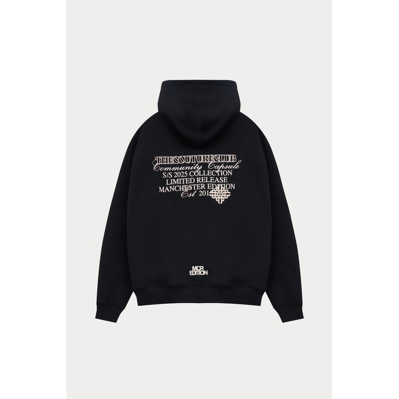 COMMUNITY CAPSULE HOODIE – BLACK