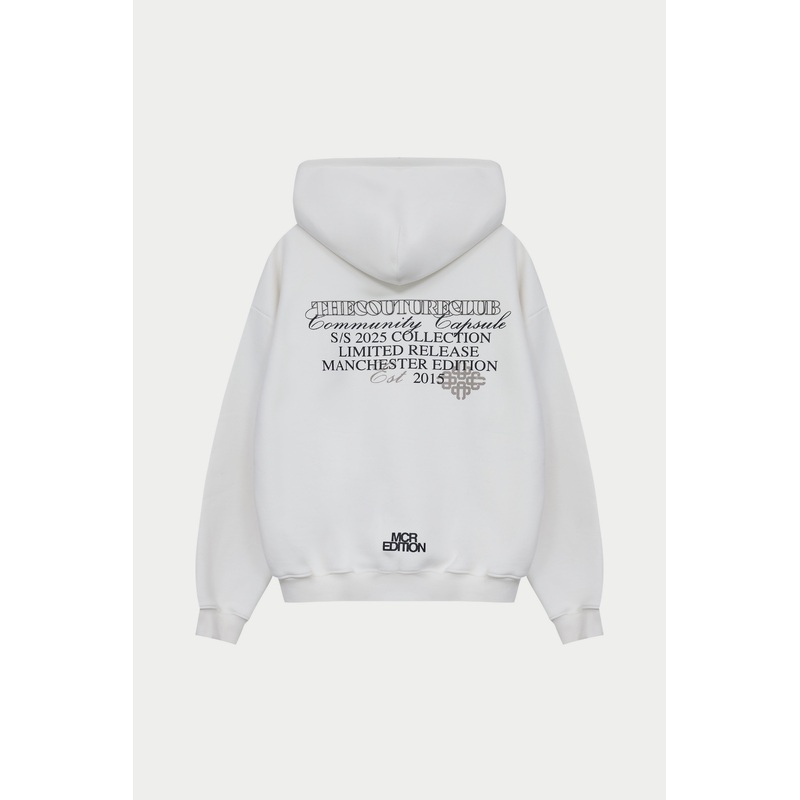COMMUNITY CAPSULE HOODIE – OFF WHITE