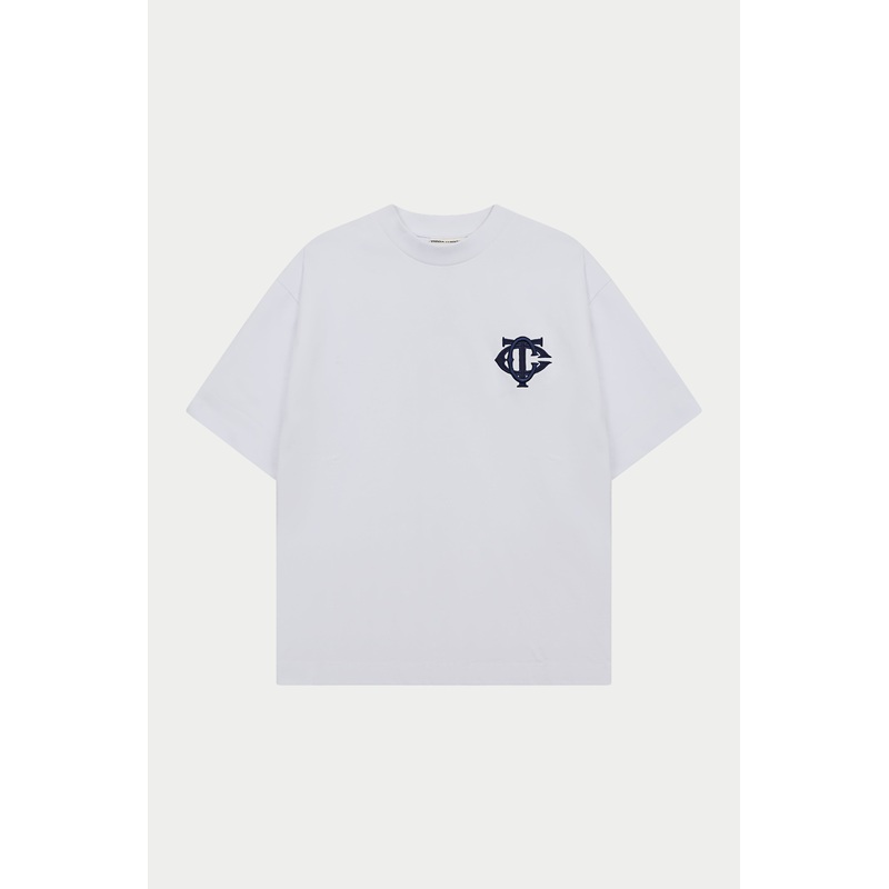 MONOGRAM EMBLEM T-SHIRT – NAVY