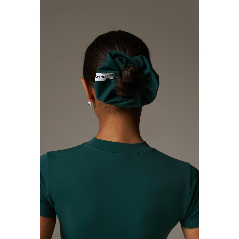 SCULPT SCRUNCHIE – FOREST GREEN