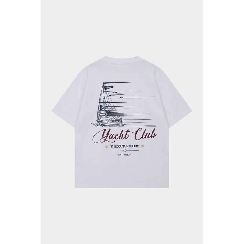YACHT CLUB GRAPHIC T-SHIRT – WHITE