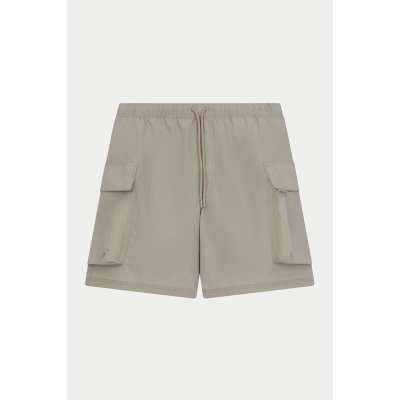 CARGO POCKET SWIM SHORTS – BEIGE
