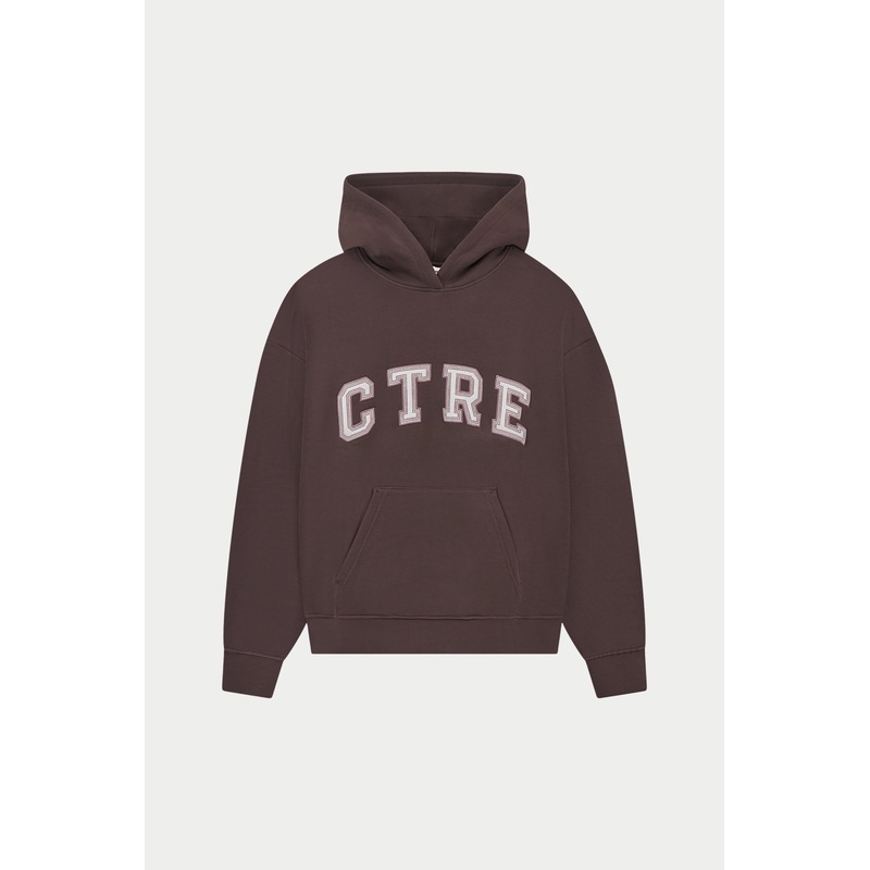 CTRE RELAXED HOODIE – BROWN|UK4|UK6|UK8|UK10|UK12|UK14|UK16|UK18