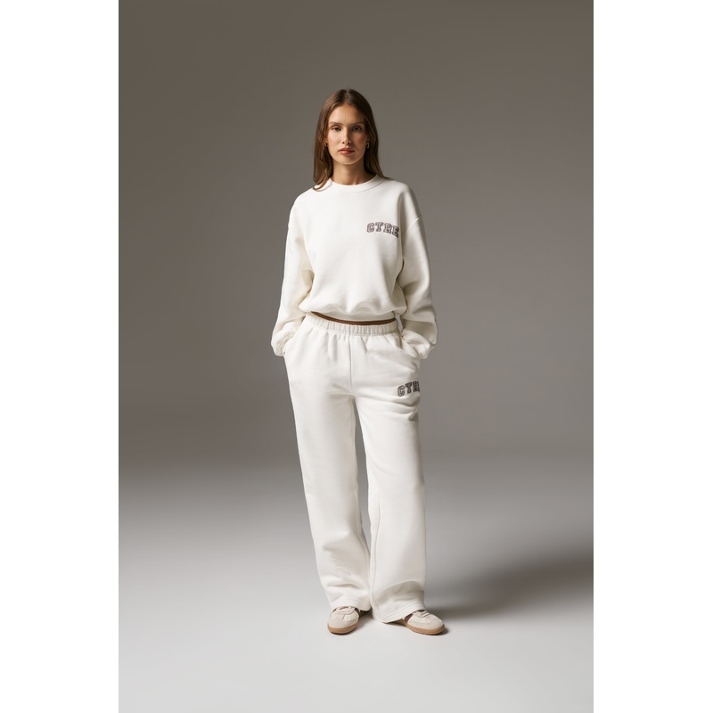CTRE STRAIGHT LEG JOGGERS – OFF WHITE