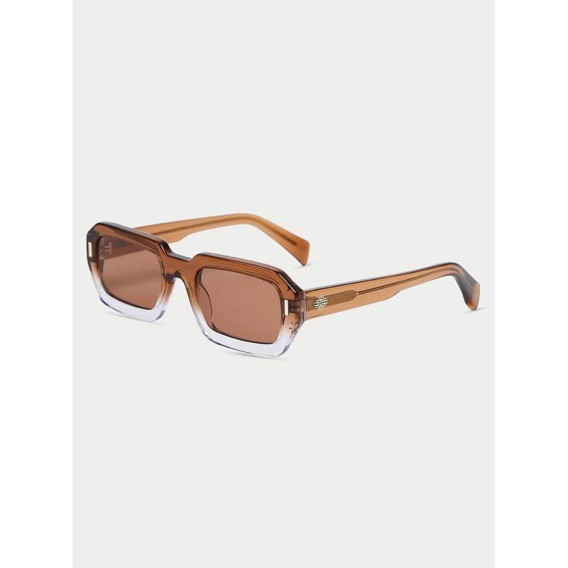 EMBLEM SUNGLASSES – BROWN|ONE SIZE