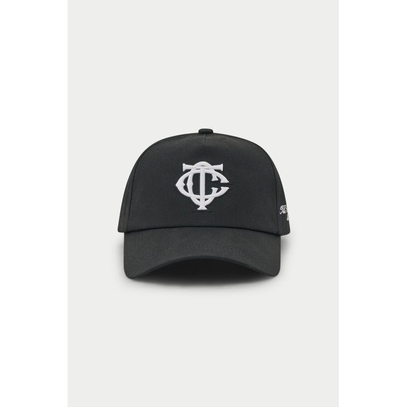 MONOGRAM EMBLEM CAP – BLACK|ONESIZE