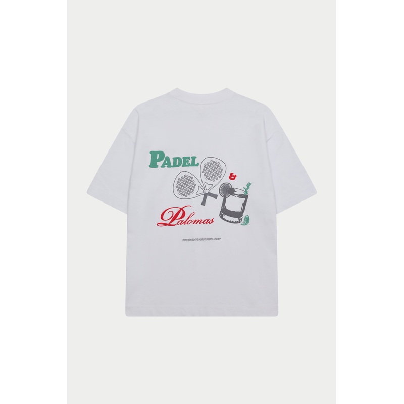 PADEL & PALOMAS T-SHIRT – WHITE