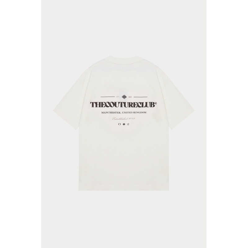 COPYRIGHT MULTI GRAPHIC T-SHIRT – OFF WHITE