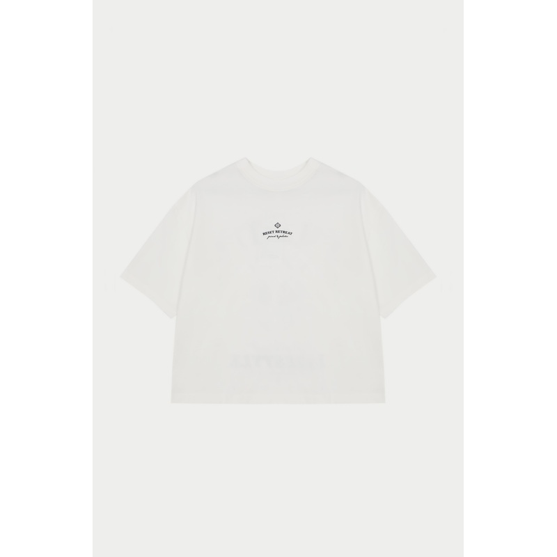 PILATES & PINOT BOXY T-SHIRT – OFF WHITE