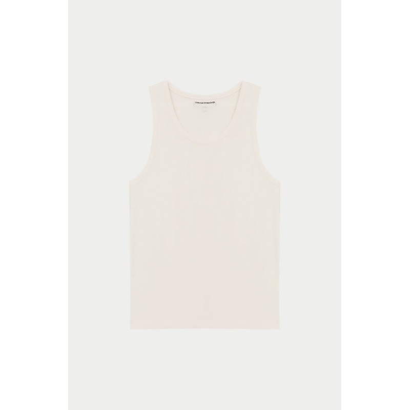 RIBBED VEST – OFF WHITE|XS|S|M|L|XL|XXL