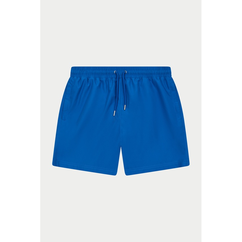 WATER REACTIVE EMBLEM SWIM SHORT – COBALT