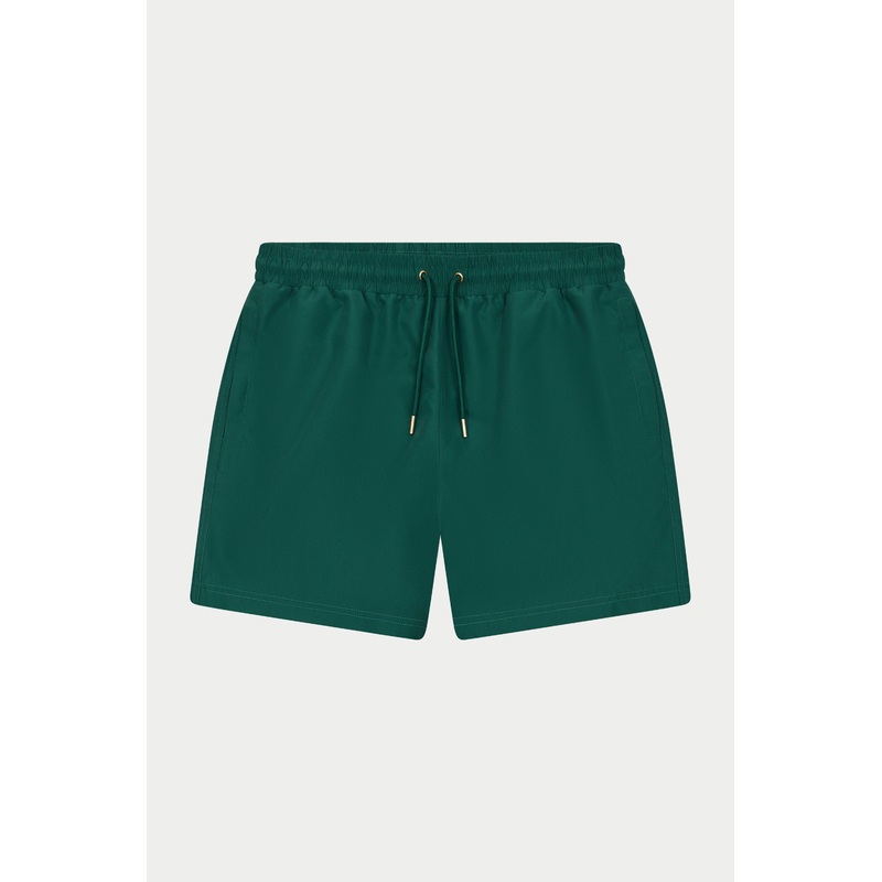 WATER REACTIVE EMBLEM SWIM SHORT – GREEN