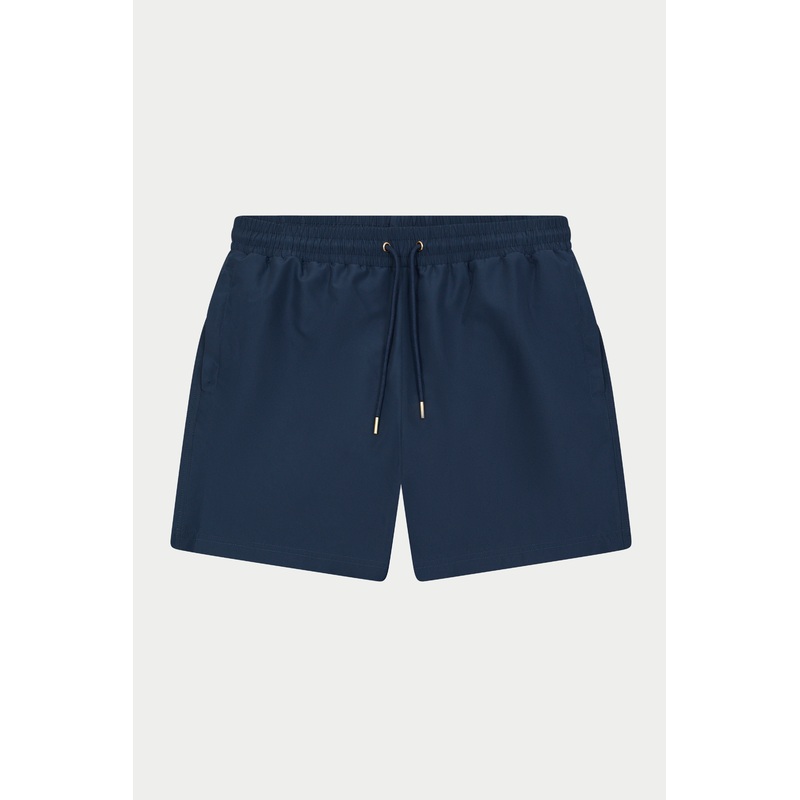 WATER REACTIVE EMBLEM SWIM SHORT – NAVY