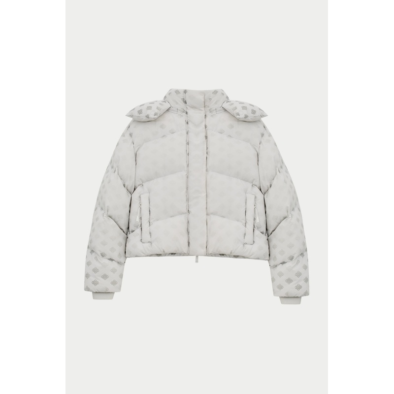 COLD REACTIVE EMBLEM PUFFER – OFF WHITE