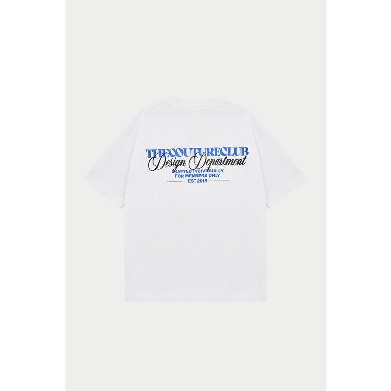 DESIGN DEPARTMENT GRAPHIC T-SHIRT – BLUE