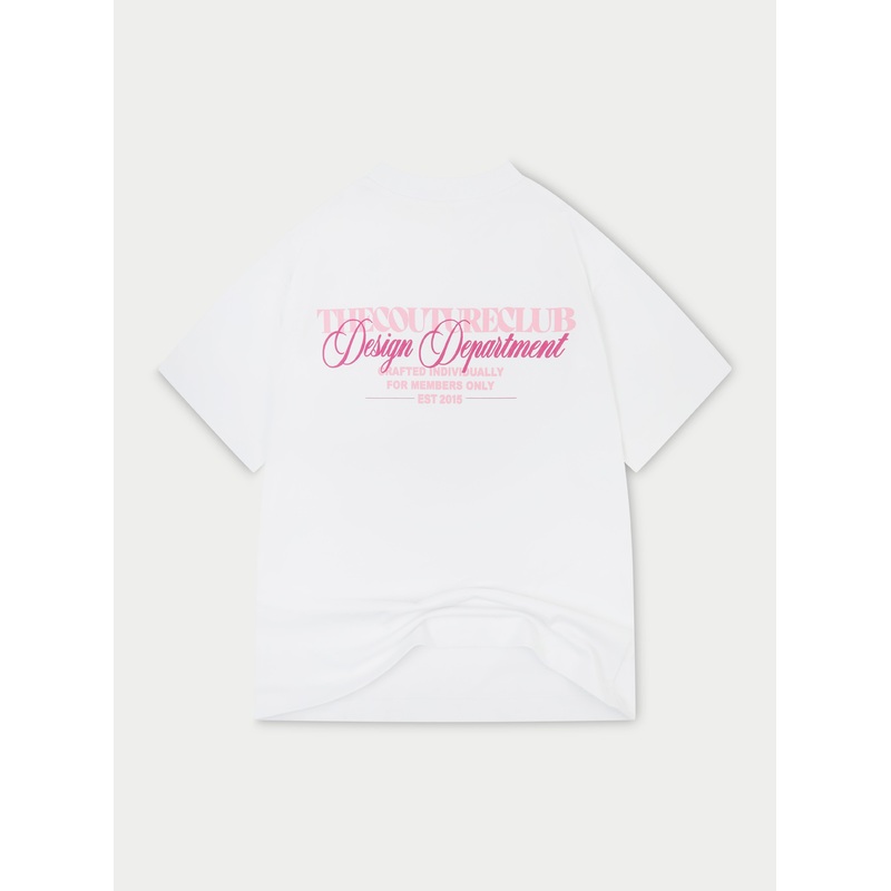 DESIGN DEPARTMENT GRAPHIC T-SHIRT – PINK