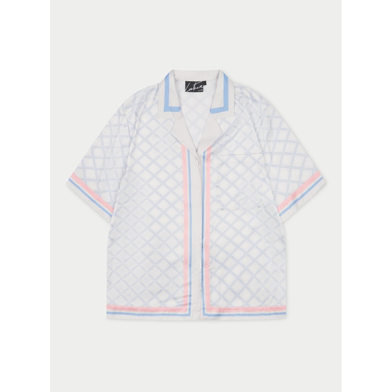 EMBLEM PRINT SHIRT – BLUE|UK4|UK6|UK8|UK10|UK12|UK14|UK16|UK18