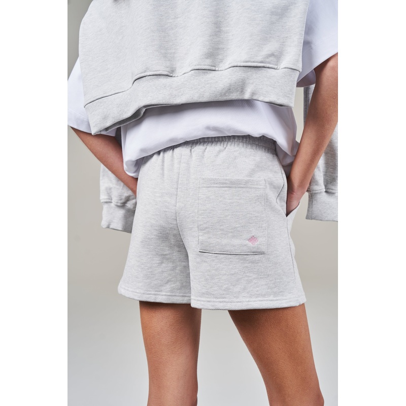 LATE CHECKOUT SHORTS – GREY MARL