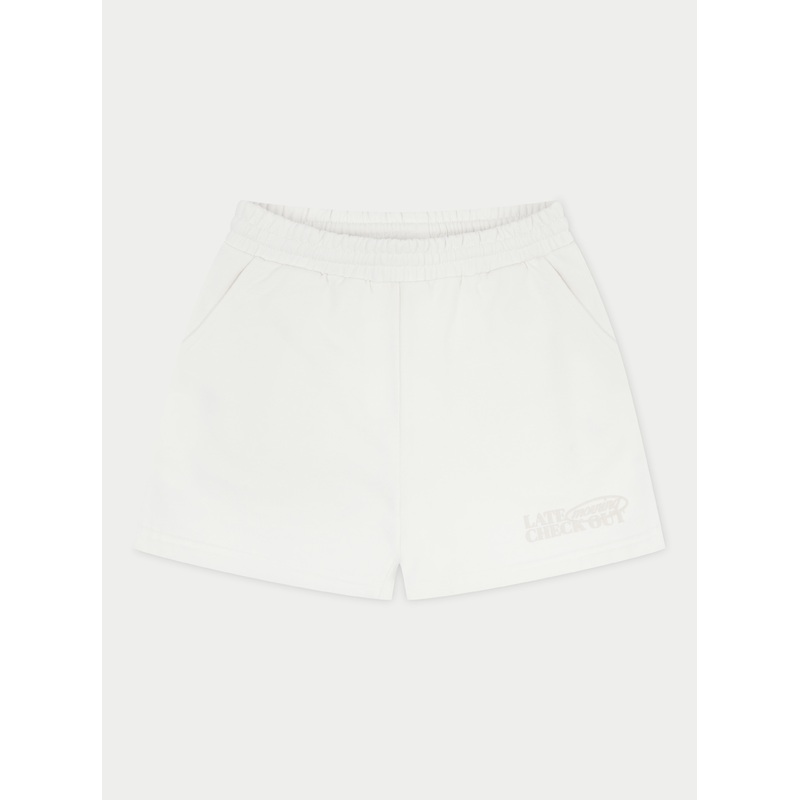 LATE CHECKOUT SHORTS – OFF WHITE