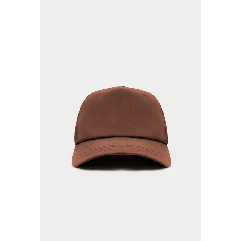5 PANEL NYLON CAP – BROWN|ONE SIZE