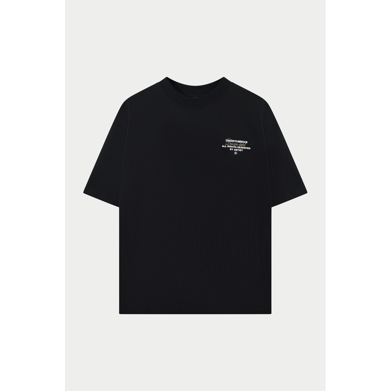 DESIGN DEPARTMENT CHEST PRINT T-SHIRT – BLACK