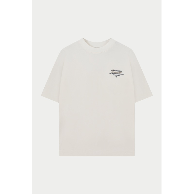 DESIGN DEPARTMENT CHEST PRINT T-SHIRT – OFF WHITE