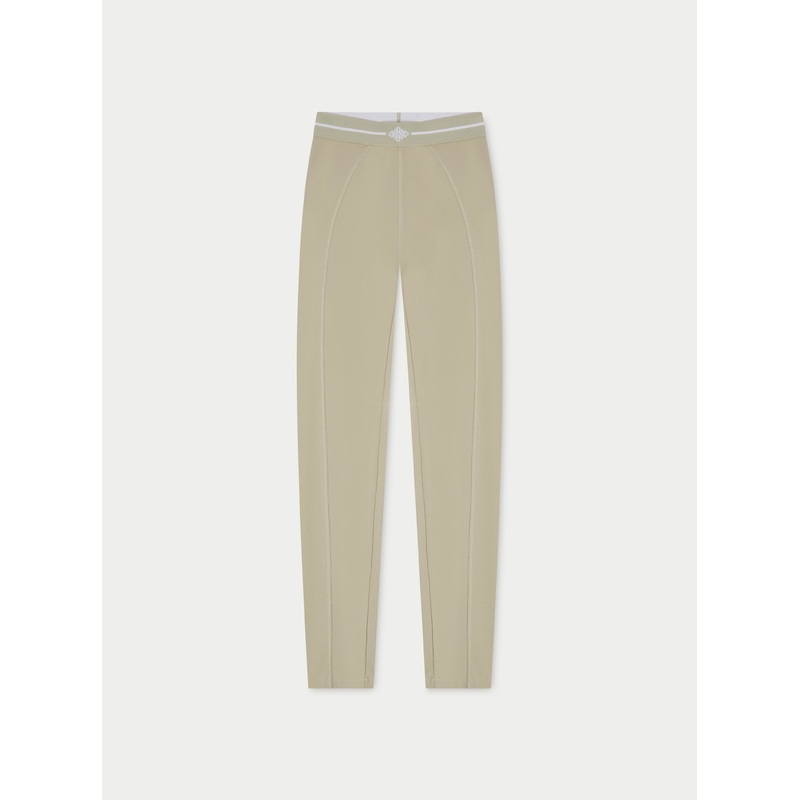 EMBLEM JERSEY LEGGINGS – BEIGE