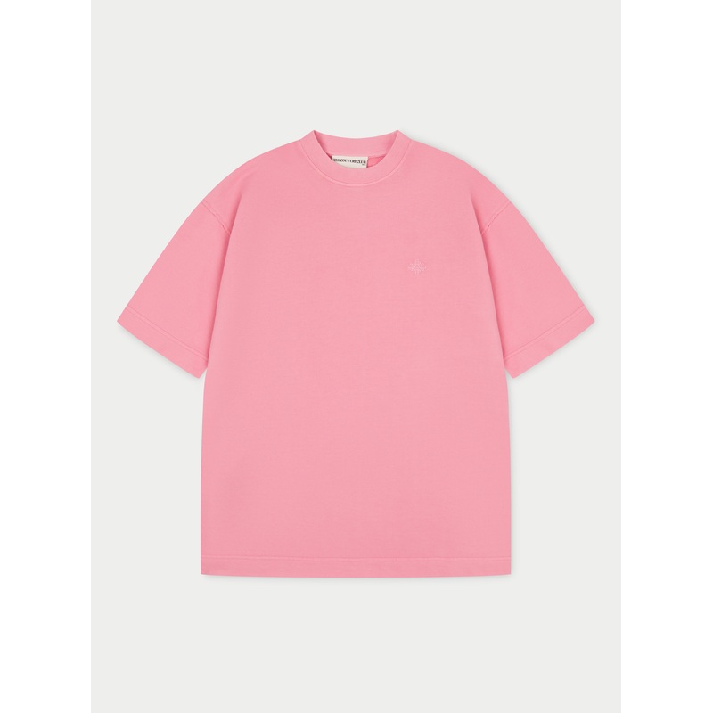 EMBLEM OVERSIZED T-SHIRT – PINK
