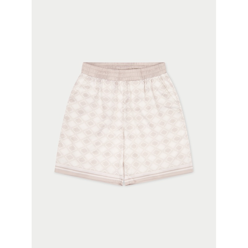 EMBLEM PRINT SHORTS – BEIGE|XS|S|M|L|XL|XXL|XXXL