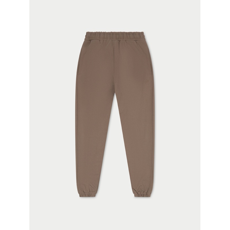 EMBLEM RELAXED JOGGERS – BROWN