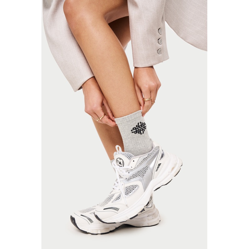 EMBLEM SPORT SOCK – GREY MARL|ONE SIZE