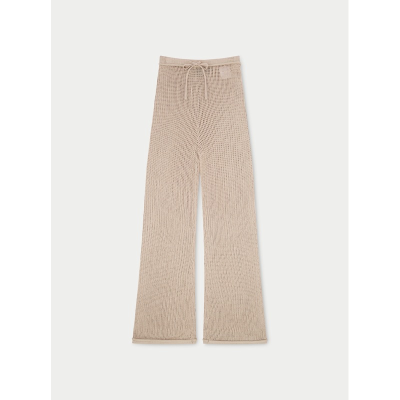 KNITTED TROUSERS – BEIGE|UK4|UK6|UK8|UK10|UK12|UK14|UK16|UK18