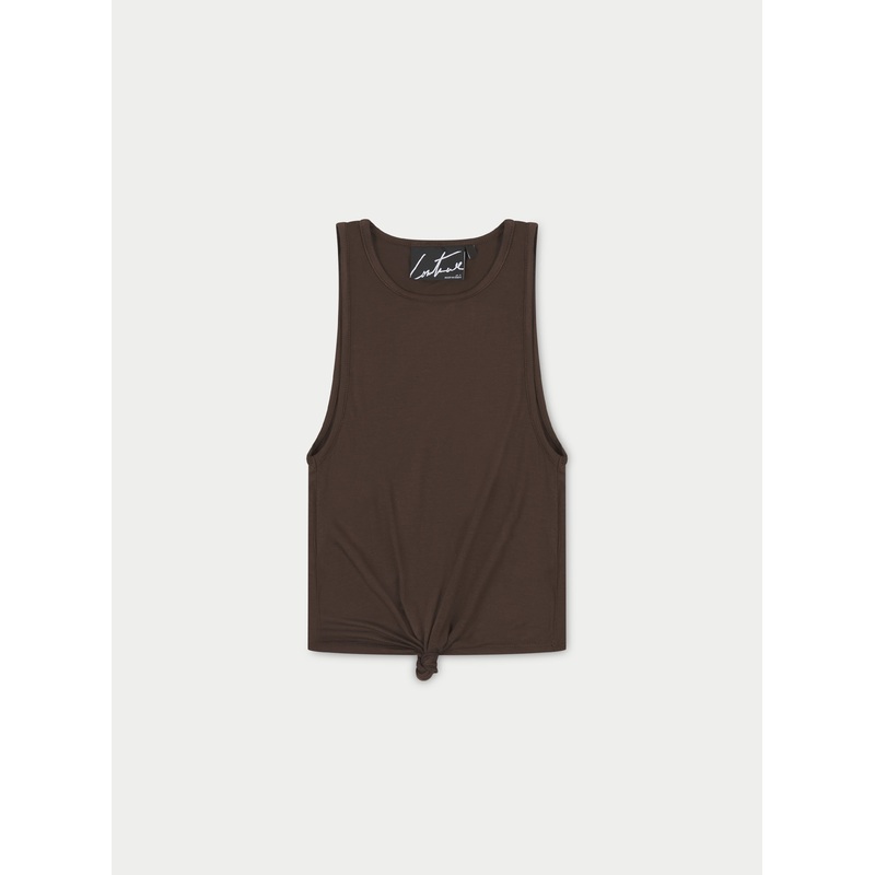 KNOTTED RACER VEST – BROWN|UK4|UK6|UK8|UK10|UK12|UK14|UK16|UK18