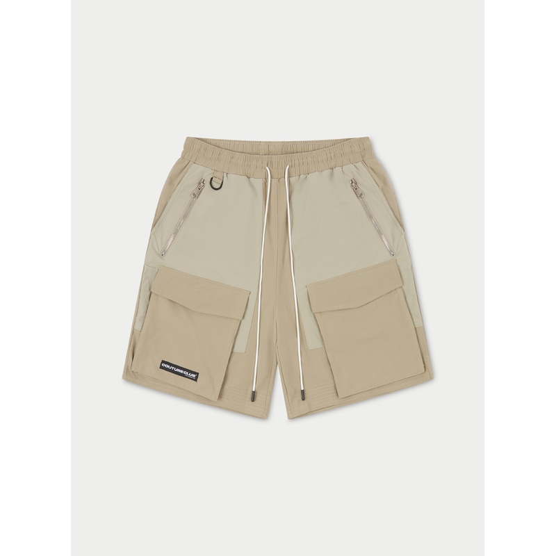 PANELLED CARGO SHORTS – BEIGE|XS|S|M|L|XL|XXL|XXXL