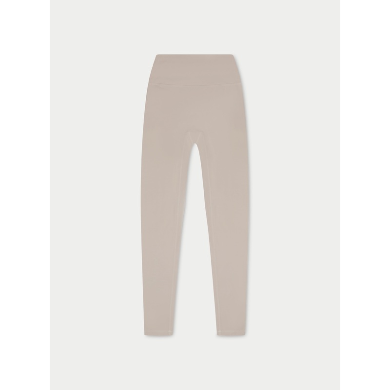 SCULPTING STRETCH EMBLEM LEGGINGS – BEIGE