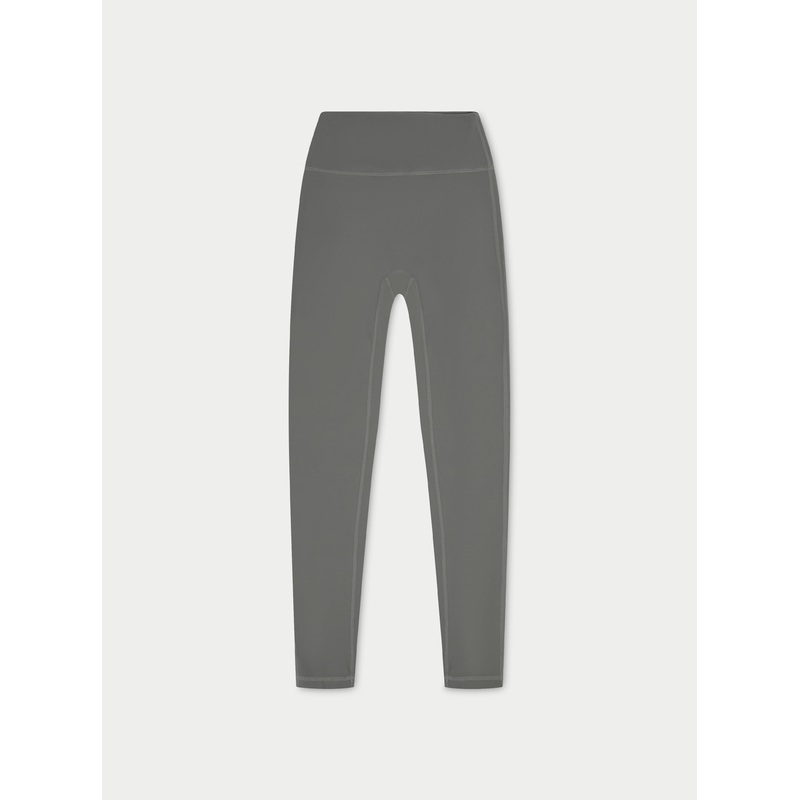 SCULPTING STRETCH EMBLEM LEGGINGS – CHARCOAL