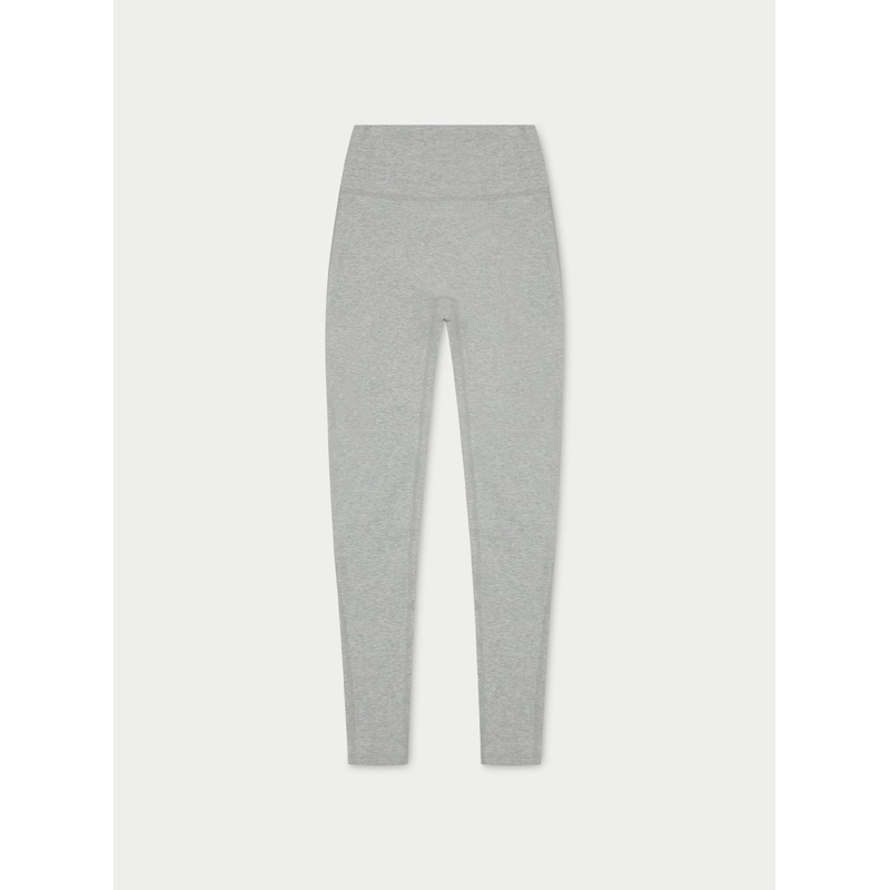 SOFT TOUCH EMBLEM LEGGINGS – GREY MARL
