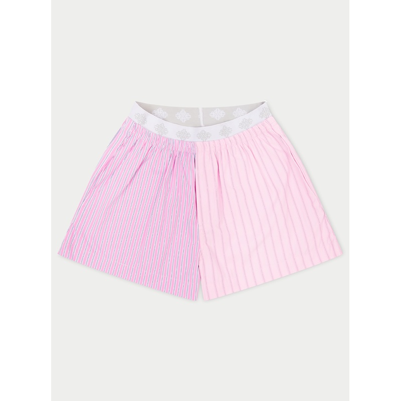 SPLICED STRIPE SHORTS – PINK|UK4|UK6|UK8|UK10|UK12|UK14|UK16|UK18