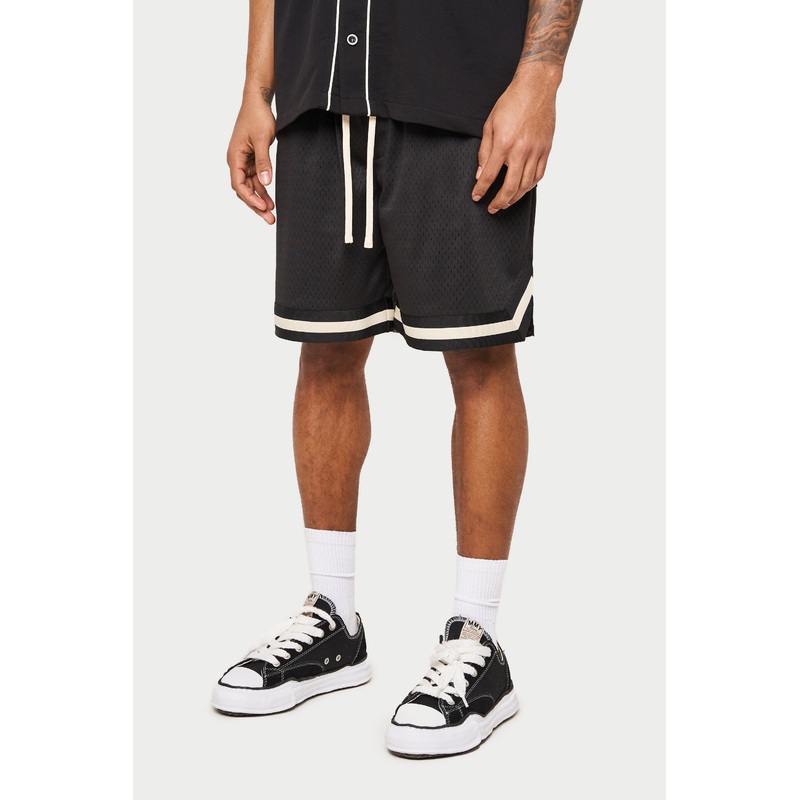 VARSITY MESH SHORT – BLACK|XS|S|M|L|XL|XXL|XXXL