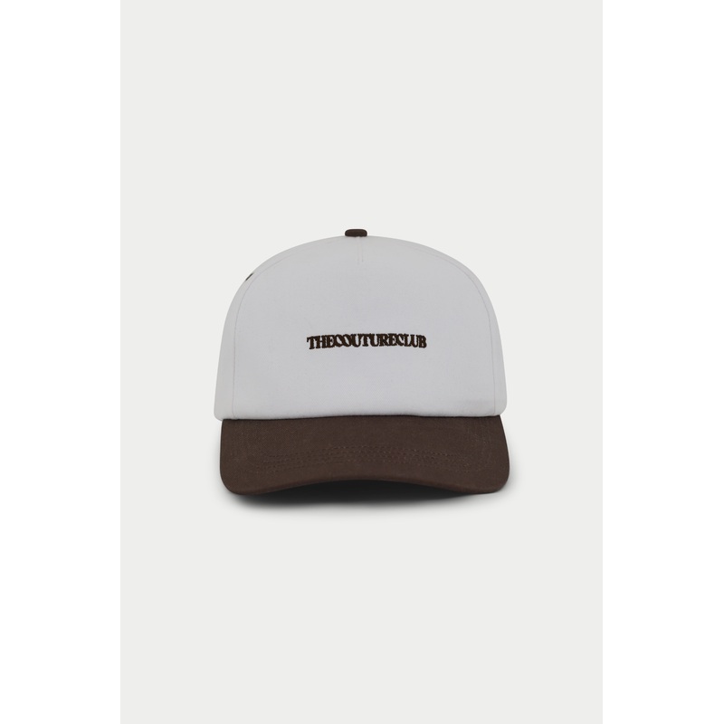 COPYRIGHT EMBROIDERED CAP – BROWN