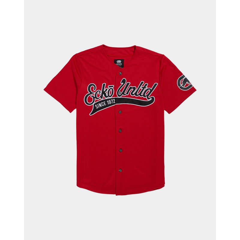 Hit Parade Button Front Top|S|M|L|XL|2XL|3XL|4XL|Red