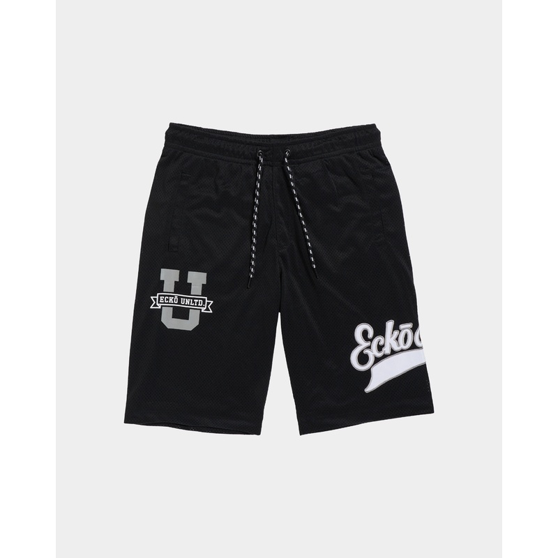 Home Run Birdseye Mesh Short|S|M|L|XL|2XL|3XL|4XL|Black