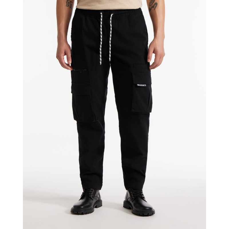 Stacked Up Cargo Jogger|S|M|L|XL|2XL|3XL|4XL|Black