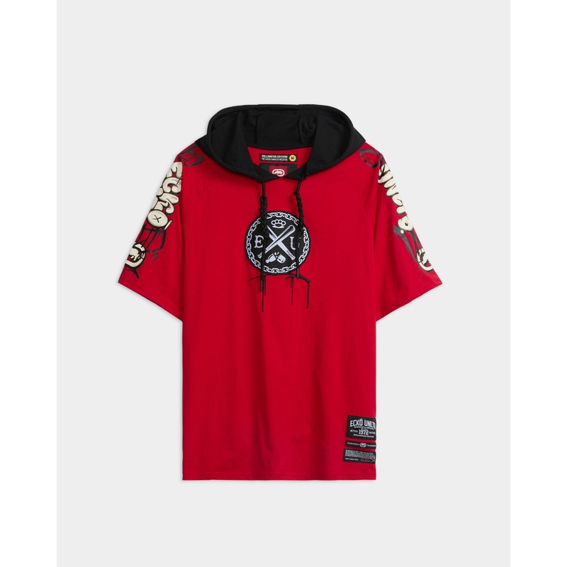 Bombardier Short Sleeve Hoodie