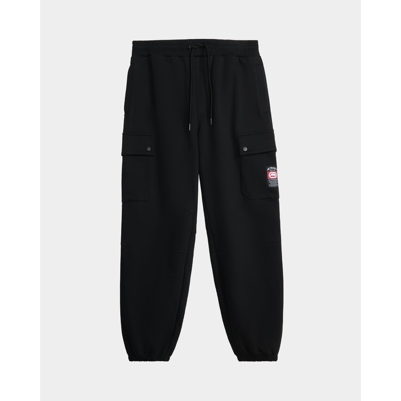 Cargo Pocket Fleece Pants|S|M|L|XL|2XL|3XL|4XL|Black