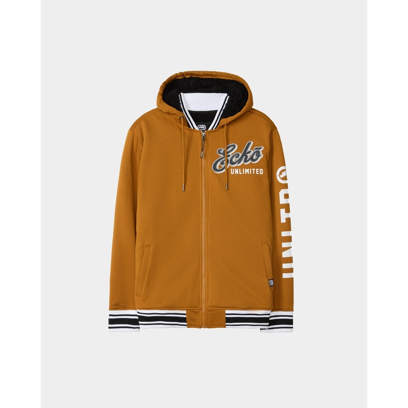 Custom Sherpa Varsity Jacket|S|M|L|XL|2XL|3XL|4XL|Bronze