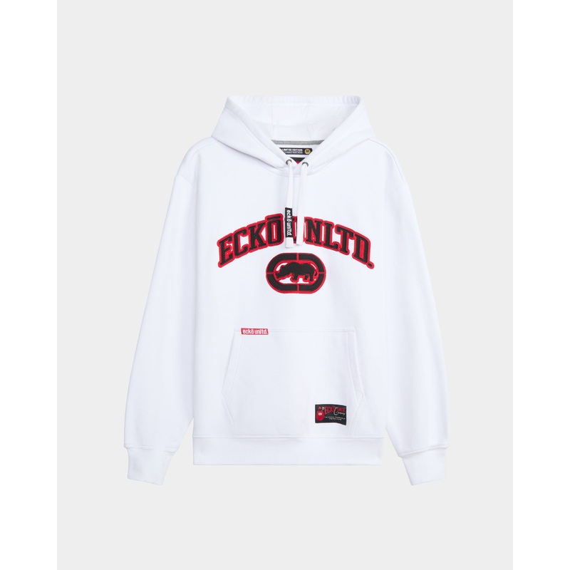 Ecko Signature Hoodie|S|M|L|XL|2XL|3XL|4XL|White