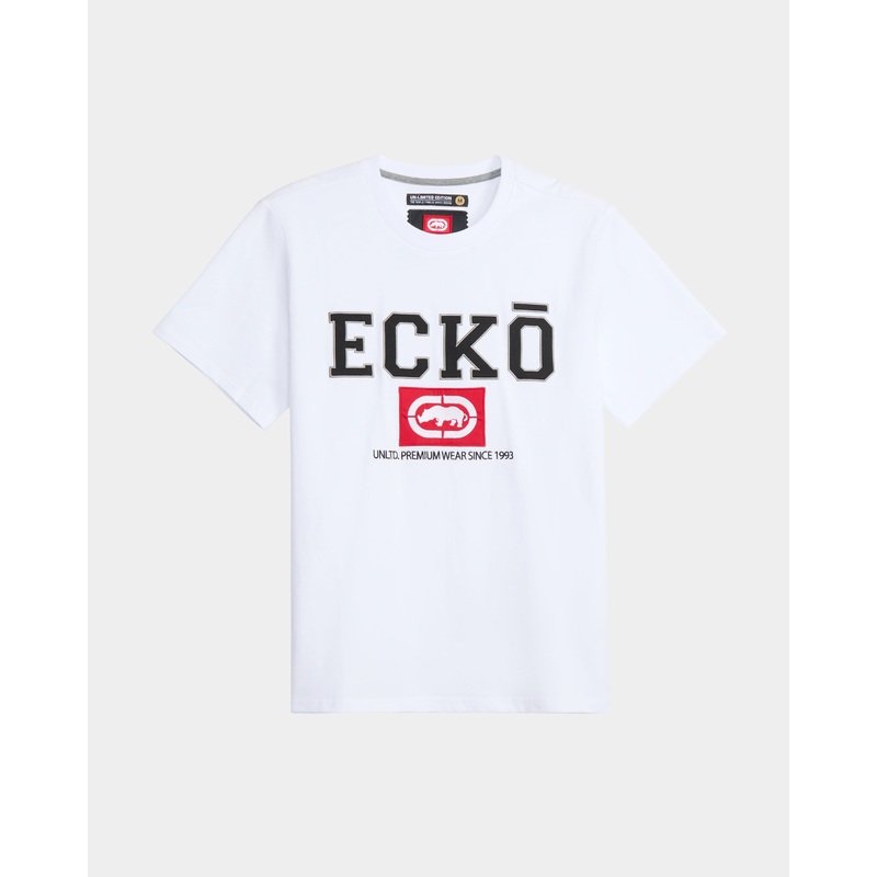 Ecko Throwback Box T-shirt|S|M|L|XL|2XL|3XL|4XL|White