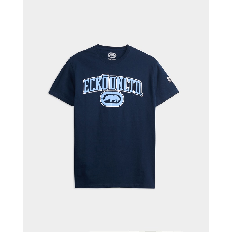 Relentless Rhino Stack Tee|S|M|L|XL|2XL|3XL|4XL|Navy