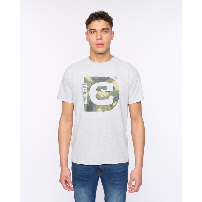 Deecee T-Shirt Grey Marl|M|L|XL|XXL